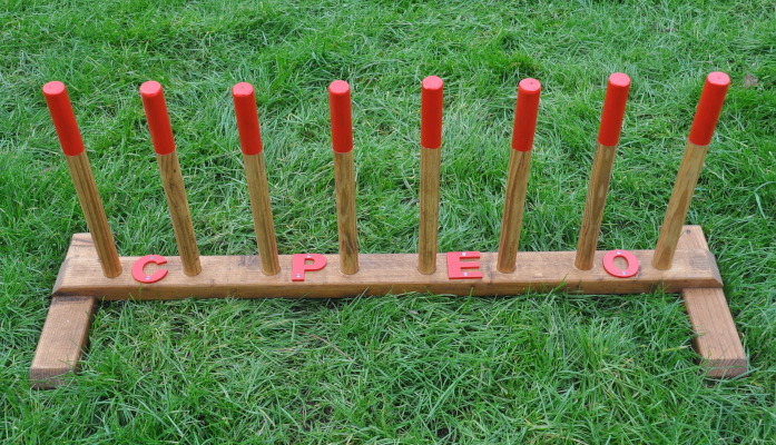 Wooden Welly Rack